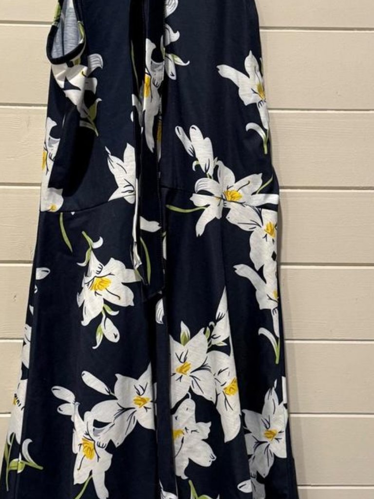 White Lily Floral Halter